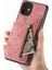 IPhone 11 Için Kılıf Vintage Fermuar Cüzdan Standı Fonksiyonu Katlanabilir Arka Kapak (Yurt Dışından) 4