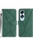 Oppo A60 4g Deri Cüzdan Dikiş Için Flip Case Kabartmalı Yumuşak Pu Yüksek (Yurt Dışından) 1