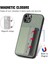 IPhone 11 Için Kılıf Pro Max Manyetik Kart Tutucu Standı Fonksiyonu Rfıd Kamera (Yurt Dışından) 4