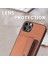 IPhone 11 Pro Için Kılıf Komple Kamera Güvenlik Rfıd Engelleme Manyetik Kart (Yurt Dışından) 3