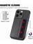 IPhone 15 Için Kılıf Pro Max Standı Fonksiyonu Manyetik Kart Tutucu Komple (Yurt Dışından) 2