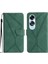 Oppo A60 4g Deri Cüzdan Dikiş Için Flip Case Kabartmalı Yumuşak Pu Yüksek (Yurt Dışından) 1