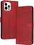 Kart Yuvası ile IPhone 12/12 Pro Saf Renk Pu Deri Için Flip Case (Yurt Dışından) 1