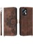 Motorola Moto G24 Kabartmalı Bileklik Darbeye Çoklu Için Flip Case (Yurt Dışından) 4