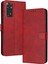Toka Pu Deri Saf Renk ile Xiaomi Redmi Not 11S Için Flip Case (Yurt Dışından) 1