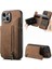 IPhone 15 Için Kılıf Katlanabilir Arka Kapak Vintage Fermuar Cüzdan Standı Fonksiyonu (Yurt Dışından) 1