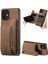 IPhone 11 Için Kılıf Vintage Fermuar Cüzdan Standı Fonksiyonu Katlanabilir Arka Kapak (Yurt Dışından) 1