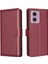Motorola Moto G24 Için Flip Case Pu Deri Kart Tutucu Kickstand Manyetik (Yurt Dışından) 1