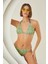 Sarı Lacivert Puantiyeli Tek Alt Bikini 2