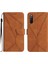 Sony Xperia 10 Vı Dikiş Için Flip Case Kabartmalı Yüksek Kaliteli Tpu Yumuşak (Yurt Dışından) 1