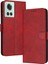 Oneplus 10R 5g Kickstand Için Flip Case Toka Saf Pu ile Kart Yuvası ile (Yurt Dışından) 1