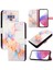 Samsung Galaxy Not 9 Için Kılıf Kickstand Cüzdan Pu Deri Mermer Desen (Yurt Dışından) 5