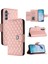 Samsung Galaxy M34 5g Kart Tutucu Cüzdan Kapak Bilek Şeridi Için Kılıf (Yurt Dışından) 1