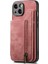 IPhone 14 Için Kılıf Katlanabilir Arka Kapak Standı Fonksiyonu Vintage Fermuar Cüzdan (Yurt Dışından) 2