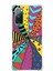 Samsung Galaxy S20 Fe Uyumlu Retro Color 4 Baskılı Şeffaf Köşe Korumalı Antişok Kılıf 1