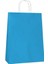 Büküm Saplı Kraft Kağıt Çanta Karton Hediyelik Poşet Torba - Mavi 2 - 18X24 Cm. - 25 Adetlik 2 Paket 3