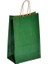 Büküm Saplı Kraft Kağıt Karton Hediyelik Çanta Poşet Torba - Yeşil - 25X31 Cm. - 25 Adetlik Paket 3