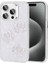 iPhone 15 Pro Max Kılıf Şeffaf Kabartmalı Şeffaf Shaped Premium Silikon Kapak 1
