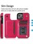 Kart Tutucu Kickstand Kart Yuvaları ile IPhone 14 Artı Cüzdan Durumda Pu (Yurt Dışından) 2