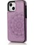 IPhone 15 Için Kart Tutucu Kılıf ile Cüzdan Çevirme Darbeye Dayanıklı Kabartmalı Çift (Yurt Dışından) 1