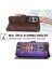 Oppo Oppo 8t Kabartmalı Bileklik Darbeye Çoklu Kredi Için Flip Case (Yurt Dışından) 4