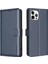 IPhone 12 Için Flip Case Manyetik Kart Tutucu Kickstand Cüzdan Pu Deri (Yurt Dışından) 5
