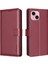IPhone 14 Için Flip Case Pu Deri Cüzdan Kart Tutucu Kickstand Manyetik (Yurt Dışından) 5