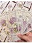 Wonderful Time Serisinden Tea Plant Seeds 24 Adet Renkli Desenli Scrapbook Kağıdı 3