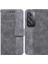 Oppo Oppo 12 Pro 5g Için Flip Case Premium Pu Deri Geometrik Kabartmalı (Yurt Dışından) 1