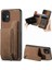 IPhone 12 Için Kılıf Katlanabilir Arka Kapak Vintage Fermuar Cüzdan Standı Fonksiyonu (Yurt Dışından) 1