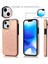 IPhone 15 Için Kart Tutucu Kılıf ile Cüzdan Çevirme Darbeye Dayanıklı Kabartmalı Çift (Yurt Dışından) 5
