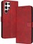Kart ile Toka ile Samsung Galaxy S24 Ultra Pu Deri Için Flip Case (Yurt Dışından) 1