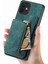IPhone 11 Için Kılıf Vintage Fermuar Cüzdan Standı Fonksiyonu Katlanabilir Arka Kapak (Yurt Dışından) 3