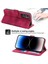Samsung Galaxy A35 Kabartmalı Bileklik Çoklu Kredi Kartı Için Flip Case (Yurt Dışından) 4