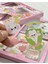 Sevimli Tavşan 4 Bölümlü 100 Yaprak Pembe Kutu Sticker Seti / Bullet Journal / Scrapbook 2