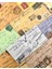 Vintage Mektup ve Zarf Desenli 50 Yaprak Kahverengi Defter Sticker / Bullet Journal / Scrapbook 5