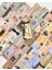 Vintage Mektup ve Zarf Desenli 50 Yaprak Siyah Defter Sticker / Bullet Journal / Scrapbook 2