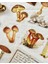 Nature Notes Series The Mushroom Poetry 40 Adet Altın Yaldızlı Şeffaf Pet Sticker /Su Geçirmez 5