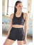 Dar Kesim Siyah Toparlayıcı Spor Şort Tayt 1