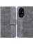 Onur Için Flip Case 200 Pro 5g Flip Folio Cüzdan Kapak Geometrik Kabartmalı (Yurt Dışından) 1