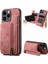 IPhone 15 Için Kılıf Pro Max Vintage Fermuar Cüzdan Standı Fonksiyonu Katlanabilir (Yurt Dışından) 1
