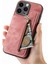 IPhone 15 Için Kılıf Pro Vintage Fermuar Cüzdan Standı Fonksiyonu Katlanabilir Geri (Yurt Dışından) 5