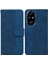 Onur Için Flip Case 200 Pro 5g Flip Folio Cüzdan Kapak Geometrik Kabartmalı (Yurt Dışından) 1