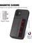 IPhone 11 Için Kılıf Komple Kamera Güvenlik Manyetik Kart Tutucu Rfıd Standı (Yurt Dışından) 4