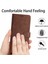 Samsung Galaxy A15 Için Flip Case 4g/5g Saf Renk Kickstand Pu Deri (Yurt Dışından) 5