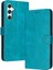 Kart Yuvası Saf Renk ile Samsung Galaxy M54 Pu Deri Için Flip Case (Yurt Dışından) 1