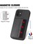 IPhone 12 Için Kılıf Rfıd Engelleme Manyetik Kart Tutucu Standı Fonksiyonu (Yurt Dışından) 3
