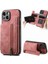 IPhone 14 Için Kılıf Katlanabilir Arka Kapak Standı Fonksiyonu Vintage Fermuar Cüzdan (Yurt Dışından) 1