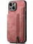 IPhone 14 Için Kılıf Katlanabilir Arka Kapak Standı Fonksiyonu Vintage Fermuar Cüzdan (Yurt Dışından) 3