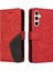 Samsung Galaxy S24 Fe Flip Için Flip Case Folio Kitap Dikiş Renk ile (Yurt Dışından) 1